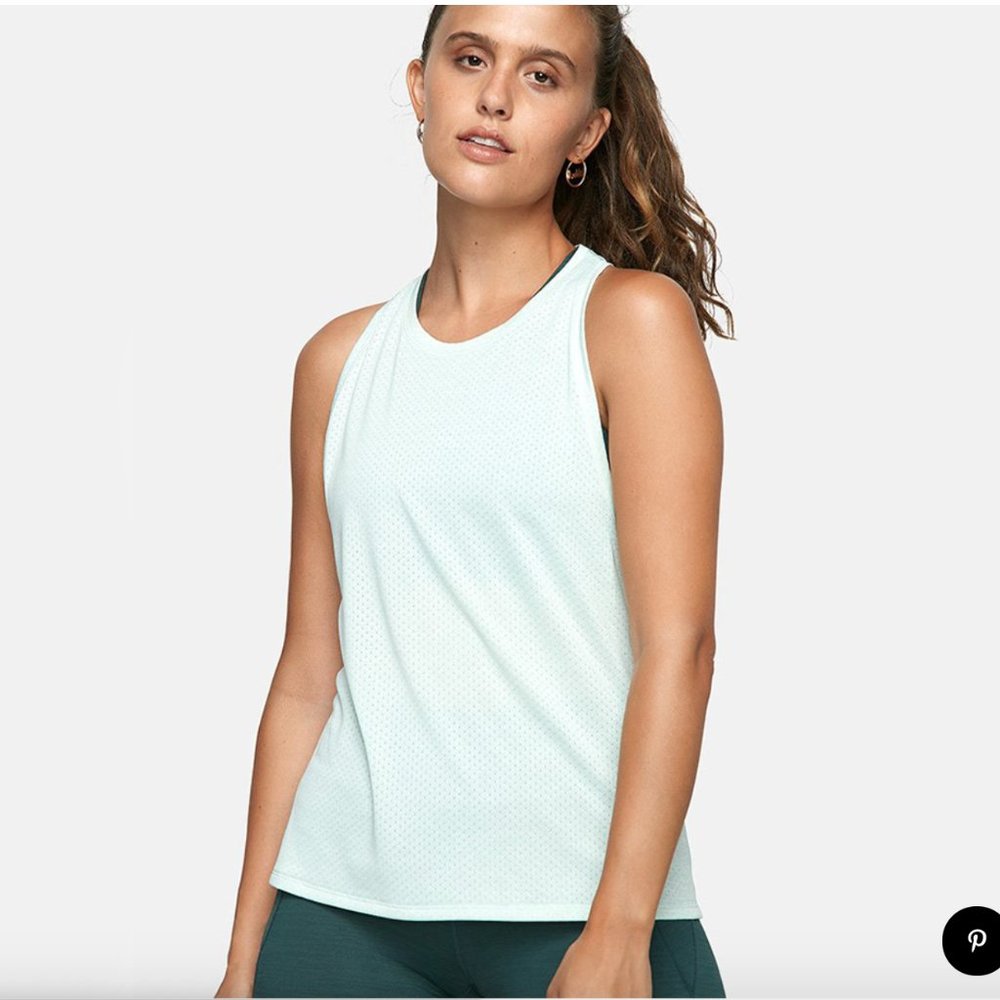 Outdoor Voices Eco Mesh Tank Mint Small